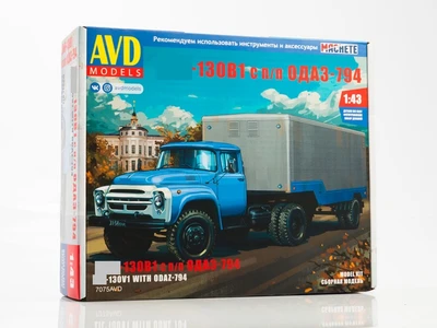7075AVD  автомобили и мотоциклы  З&Л-130В1 с полуприцепом ОДАЗ-794  (1:43) 4610045070751