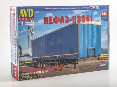 7085AVD  автомобили и мотоциклы  Полуприцеп НЕФАЗ-93341  (1:43) 2000002205708