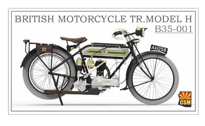 B35-001  автомобили и мотоциклы  British Motorcycle Tr.Model H  (1:35) 4580702164263