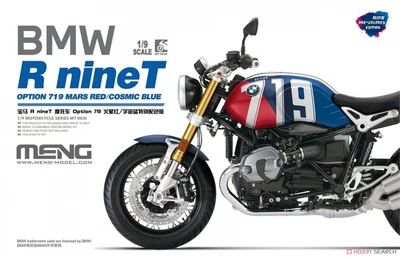 MT-003t  автомобили и мотоциклы  BMW R nineT Option 719 Mars Red/ Cosmic Blue (pre-coloured)  (1:9) 4897038553280