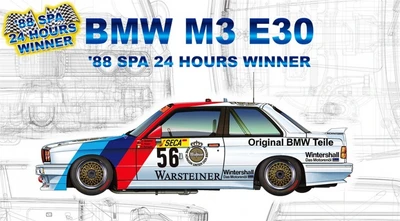 PN24017  автомобили и мотоциклы  BMW M3 E30 1988 SPA 24 Hours Winner  (1:24) 4545782063813