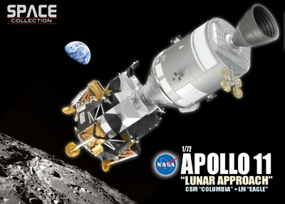 50375  космос  Apollo 11 "Lunar Approach" CSM "Columbia" + LM "Eagle"  (1:72) 89195503756
