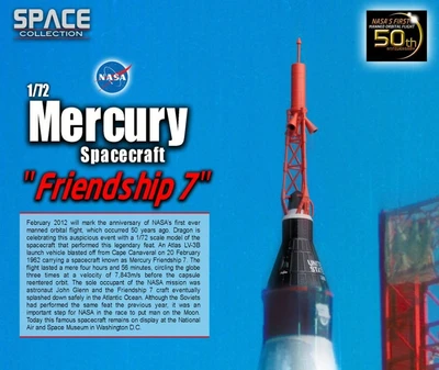 50394  космос  Mercury Spacecraft "Friendship 7"  (1:72) 89195503947