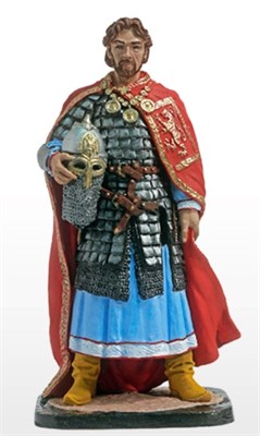 278 M color  миниатюра  Русский князь Александр Ярославович Невский (1220-1263) 2000002195818