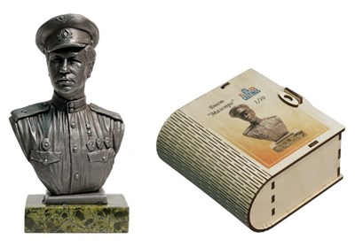 BustMet1/10-01  миниатюра  Бюст  "Маэстро" (Леонид Быков)  (1:10) 2000000091341