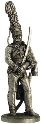 NAP-010  миниатюра  Офицер 2-го лейб-гусарского полка. Пруссия, 1809-15 гг. 2000000091952