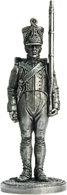 NAP-037  миниатюра  Фузилер 61-го линейного полка. Франция, 1812-14 гг. 2000000092225
