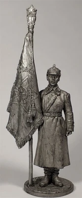 WW2-46  миниатюра  Старший сержант РККА со знаменем 1941г.  СССР 2000000140612