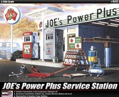 15122  наборы для диорам  Станция автосервиса  "Joe's Power Plus" (1:24) 8809258927709