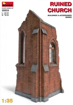 35533  наборы для диорам  RUINED CHURCH  (1:35) 2000002073697