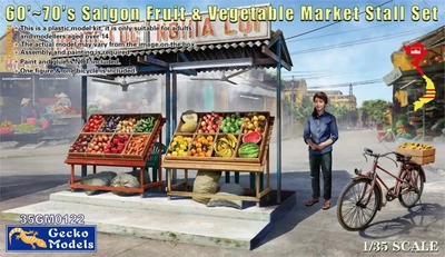 35GM0122  наборы для диорам  60'-70's Saigon Fruit & Vegetable Market Stall Set  (1:35) 489266735122