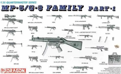 3803  наборы для диорам  Набор вооружения MP-5/G-3 (1:35) 89195838032