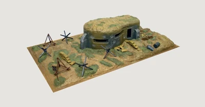 6070  наборы для диорам  WWII-BUNKER  AND ACCESSORIES (1:72) 8001283060707