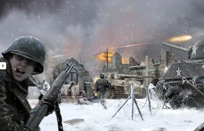 6113  наборы для диорам  BASTOGNE December 1944 - BATTLE SET  (1:72) 8001283061131