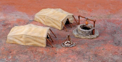 6148  наборы для диорам  Desert Well and Tents (1:72) 8001283061483