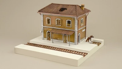 6162  наборы для диорам  RAIL STATION (1:72) 2000002113867