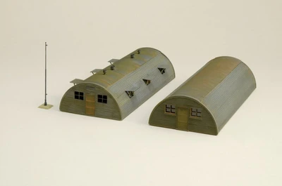 6163  наборы для диорам  QUONSET HUT BARRACK (1:72) 8001283061636