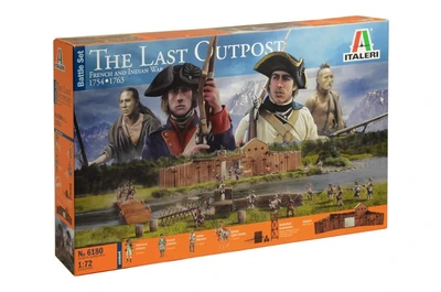 6180  наборы для диорам  THE LAST OUTPOST 1754-1763 FRENCH AND INDIAN WAR  (1:72) 8001283061803