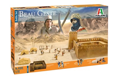 6183  наборы для диорам  BEAU GESTE: Algerian Tuareg Revolt - BATTLE SET  (1:72) 8001283061834
