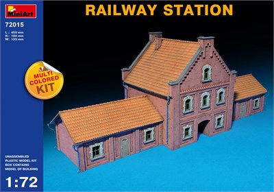 72015  наборы для диорам  RAILWAY STATION  (1:72) 2000002062479
