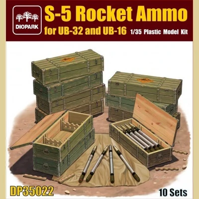 DP35022  наборы для диорам  S-5 Rocket Ammo for UB-32 and UB-16  (1:35) 2000002117193