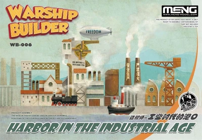 WB-006  наборы для диорам  Warship Builder Harbor in the Industrial Age 4897038558216