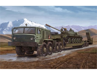 00211  техника и вооружение  MZ-537G intermediate type with MZ/ChMZP-5247G semi-trailer  (1:35) 9580208002118