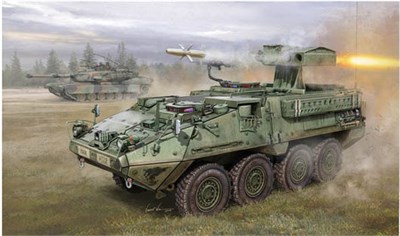 00399  техника и вооружение  БТР  M1134 Stryker ATGM  (1:35) 9580208003993
