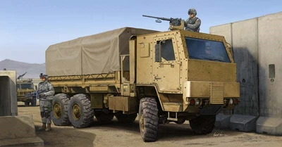 01008  техника и вооружение  M1083 FMTV (ARMOR CAB)  (1:35) 9580208010083
