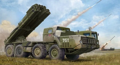 01020  техника и вооружение  РСЗО Russian 9A52-2 Smerch-M of RSZO 9k58  (1:35) 9580208010205