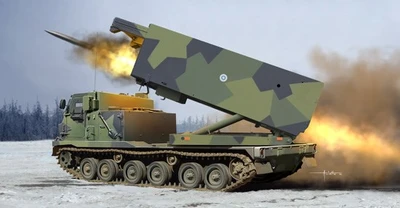 01047  техника и вооружение  РСЗО  Finland/Netherlands M270/A1 Multiple Launch Rocket System  (1:35) 2000002061014