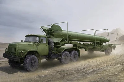 01081  техника и вооружение  З&Л-131V tow 2T3M1 Trailer with 8K14  (1:35) 9580208010816