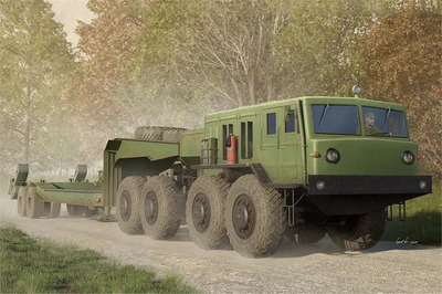 01089  техника и вооружение  М@З-545 Transporter with CHMZ@P-5247G Semi-trailer  (1:35) 9580208010892