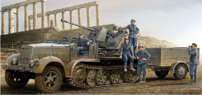 01525  техника и вооружение  ЗСУ  3.7cm Flak 37 Auf Selbstfahrlafette (Sd.Kfz. 7/2 Early)  (1:35) 9580208015255