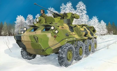 01545  техника и вооружение  Russian BTR-60PB upgraded  (1:35) 9580208015453