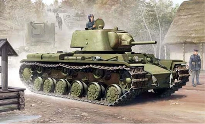 01561  техника и вооружение  Russian KV-1 Mod 1939  (1:35) 9580208015613