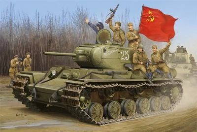 01566  техника и вооружение  Soviet KV-1S Heavy Tank  (1:35) 9580208015668