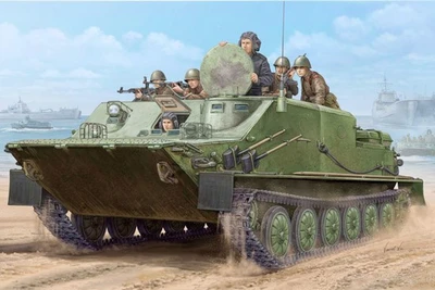 01582  техника и вооружение  БТР  Russian BTR-50PK APC  (1:35) 9580208015828