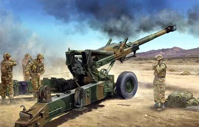 02306  техника и вооружение  M198 155 mm Medium Towed Howitzer (Early Version)  (1:35) 9580208023069