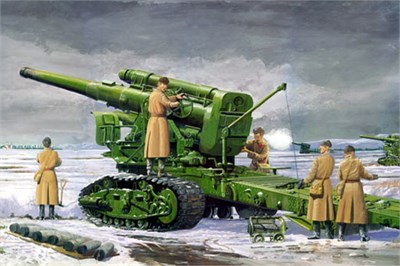 02307  техника и вооружение  Soviet B4 Model 1931 203 mm Howitzer  (1:35) 9580208023076