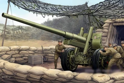 02316  техника и вооружение  Soviet 122 mm Corps Gun M1931/1937 (A-19) M1931 Wheel  (1:35) 9580208023168