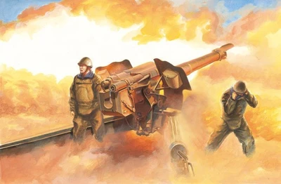 02334  техника и вооружение  Soviet D74 122 mm Field Gun  (1:35) 9580208023342
