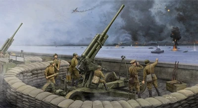 02342  техника и вооружение  Soviet 52-K 85 mm Air Defense Gun M1943 Late Version  (1:35) 9580208023427
