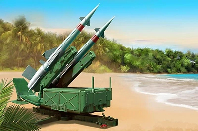 02353  техника и вооружение  Soviet 5P71 Launcher with 5V27 Missile Pechora (SA-3B Goa)  (1:35) 9580208023533