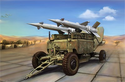 02354  техника и вооружение  Soviet 5P71 Launcher with 5V27 Missile Pechora (SA3B Goa)  (1:35) 9580208023540