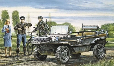 0313  техника и вооружение  Kfz. 69 "Швиммваген" (1:35) 2000002092346