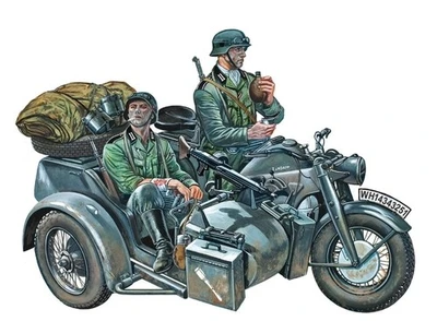 0317  техника и вооружение  ZUNDAPP KS750 WITH SIDECAR  (1:35) 8001283003179