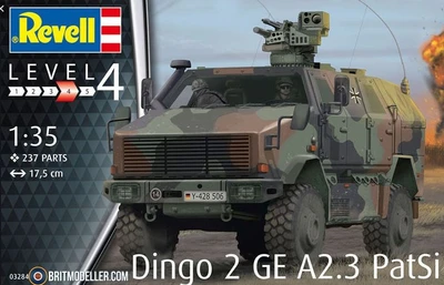 03284  техника и вооружение  Dingo 2 GE A2.3 PatSi  (1:35) 4009803032849