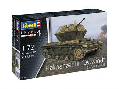 03286  техника и вооружение  ЗСУ  Flakpanzer III"Ostwind" (3,7 cm Flak 43)  (1:72) 2000000153506