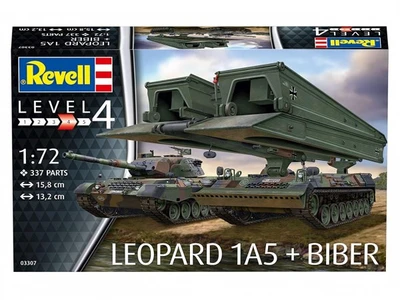 03307  техника и вооружение  Leopard 1A5 + Biber   (1:72) 2000000098883